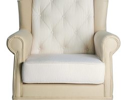 POLTRONA MODELO 2038 – BEGE E BRANCO